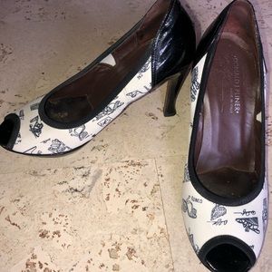 Donald J Pliner peeptoe heels